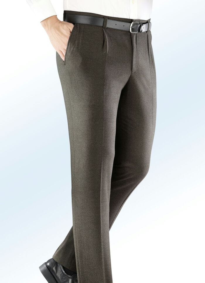 Stretchbyxor "Klaus Models" med veck 