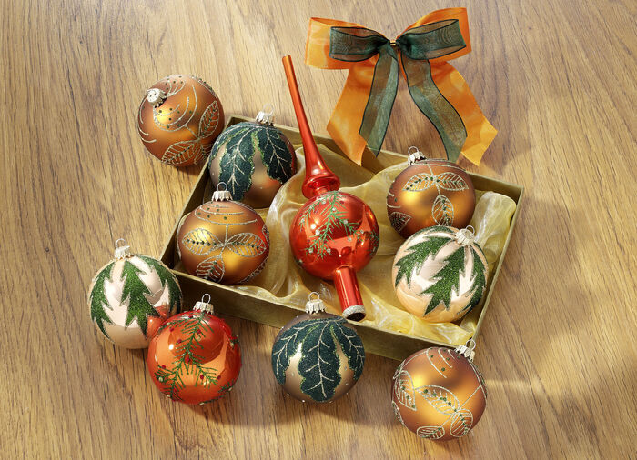 Festliga julgransdekorationer 