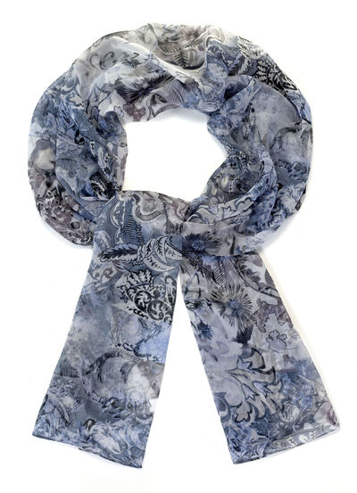 halsduk med fantasidesign 