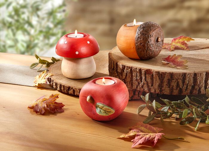 H&ouml;stliga v&auml;rmeljush&aring;llare i ett set om 3 