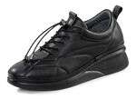 Gemini sneakers med dekorativ quiltning SCHWARZ
