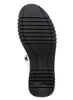 Gemini ankelboots med volanger och dekorativa knappar VIT