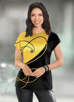 Skjorta med elegant tryck 