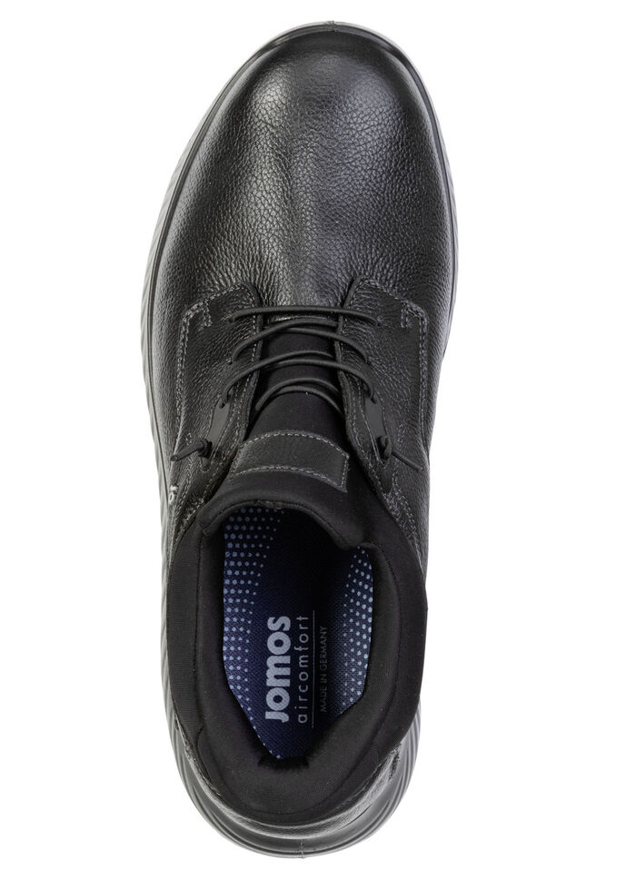 Bekväma herrtofflor, bredd H, med uttagbar fotbädd SCHWARZ