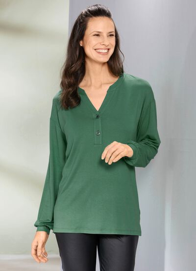 Skjorttunika med elastan 