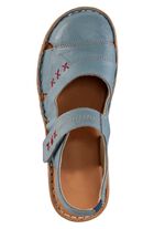 ELENA EDEN tofflor av nappal&auml;der med skrynklig struktur 