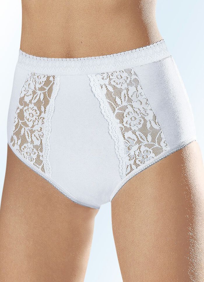 Trosor i fempack med elastiska spetsinfällningar, 
