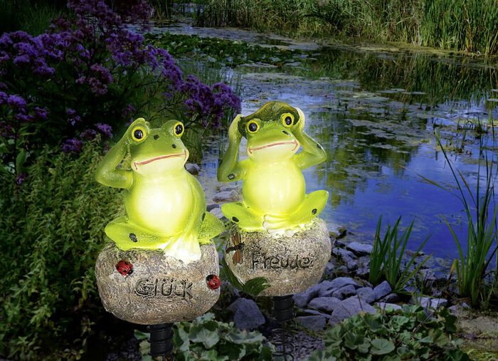 Solar Frogs, set om 2 