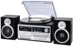 Trevi TT 1072 DAB nostalgisk stereosystem med DAB+ SVART