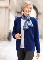 Kofta i fluffig boucl&eacute;kvalitet 