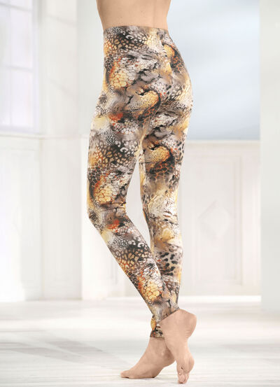 Laurina leggings med briljant färgat digitaltryck 