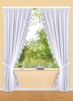 Romersk gardinset med automatisk vecktejp 