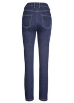 Jeans i 5-ficksmodell MÖRKBLÅ