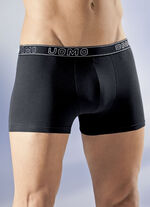 Paket med fem byxor, enfärgade med resår i midjan 