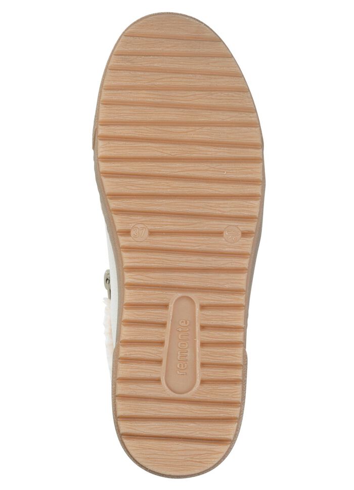 Remonte, bekv&auml;ma damsneakers, vinterskor, vidd G, med uttagbar fotb&auml;dd BEIGE