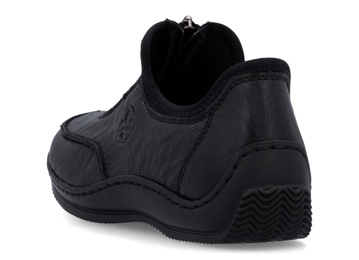 Rieker, klassiska damtofflor, med dragkedja 