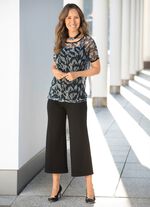 Culottes med dekorativa knappar 