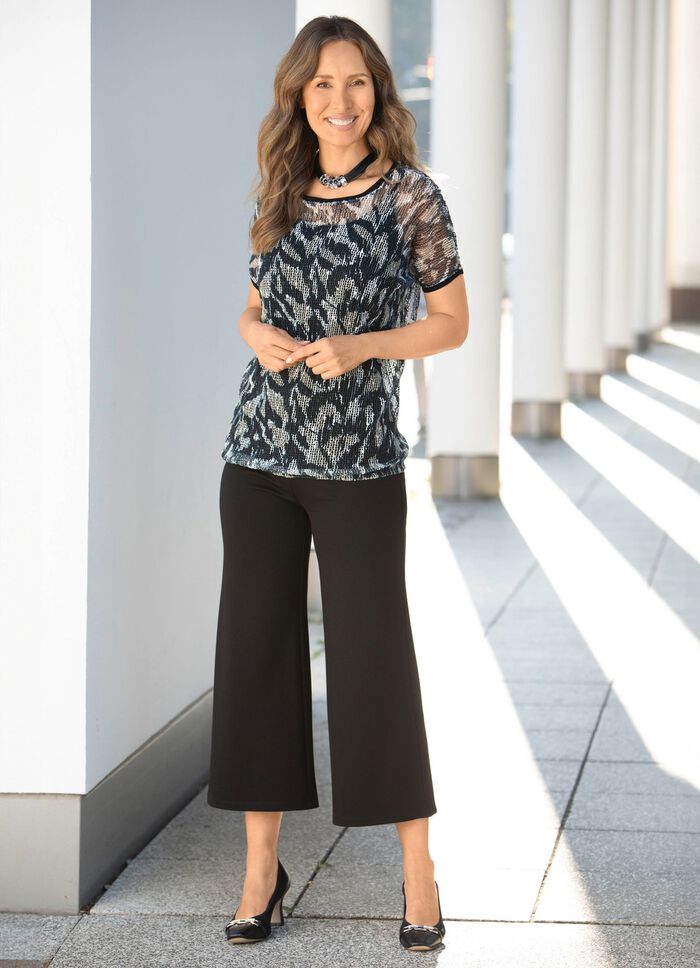 Culottes med dekorativa knappar 