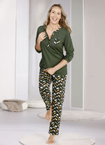 Pyjamas med knappar framtill 