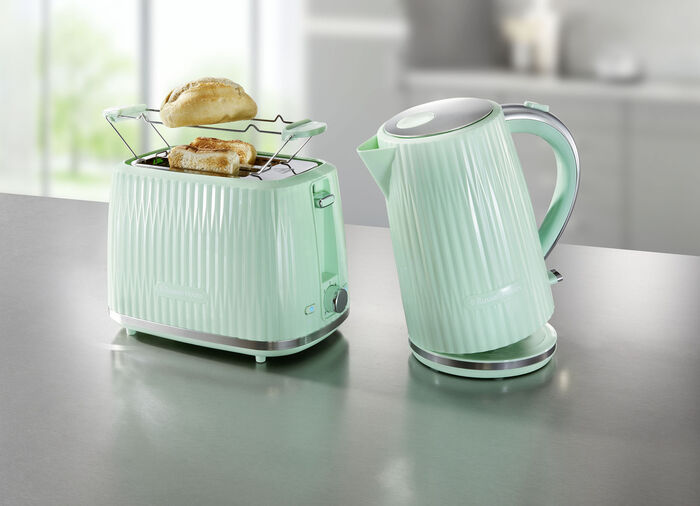 Russell Hobbs Eden frukostsortiment gjord av högglans plast GRÖNT