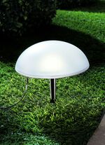 LED-solhalvklot, set om 5, med markspets 