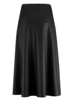 Kjol i ljus tallrikform SVART