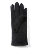 Handske med eleganta, gnistrande glitterapplikationer, 