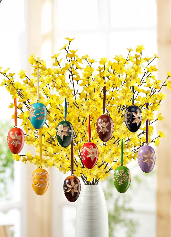 Handsnidade &auml;ggh&auml;ngare, set om 10 st 