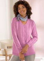 Kabelstickad tr&ouml;ja GAMMAL ROS&Eacute;