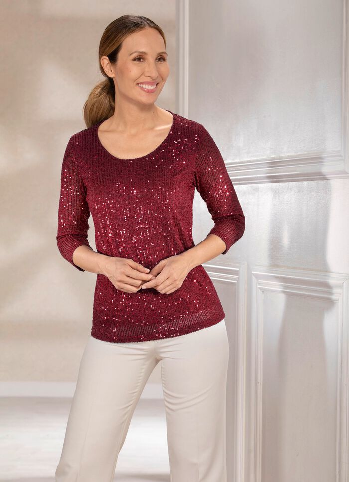 Glittrande skjorttunika 