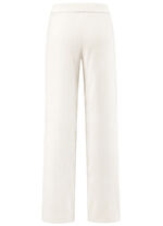 Manchesterbyxor med trendiga vida ben ECRU