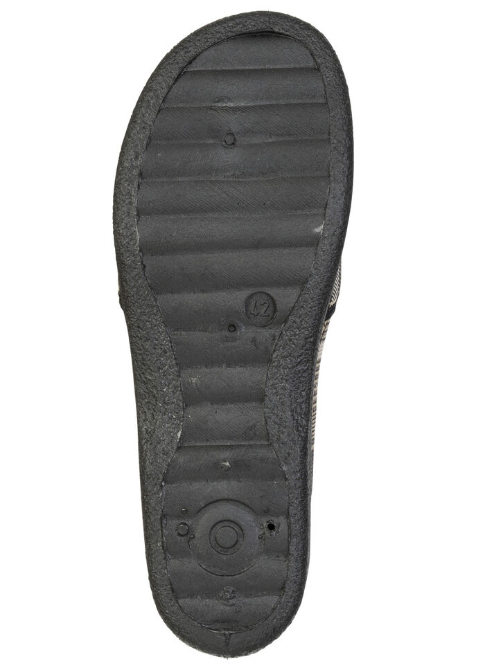 Klassiska herrtofflor med resårband BEIGE