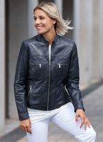 Kort skinnjacka fr&aring;n "Caminari" 