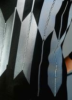 skjorta med kontrasttryck 