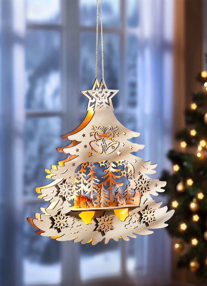 Upplyst tr&auml;f&ouml;nsterbild 