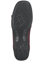 Loafers från ELENA EDEN chevreau-nappa med dekorslejf BORDEAUX
