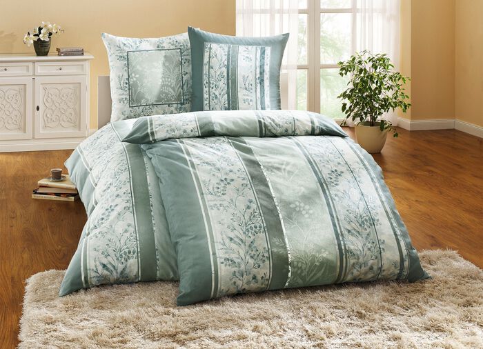 Bäddset i fin flannelette och praktisk dragkedja JADE