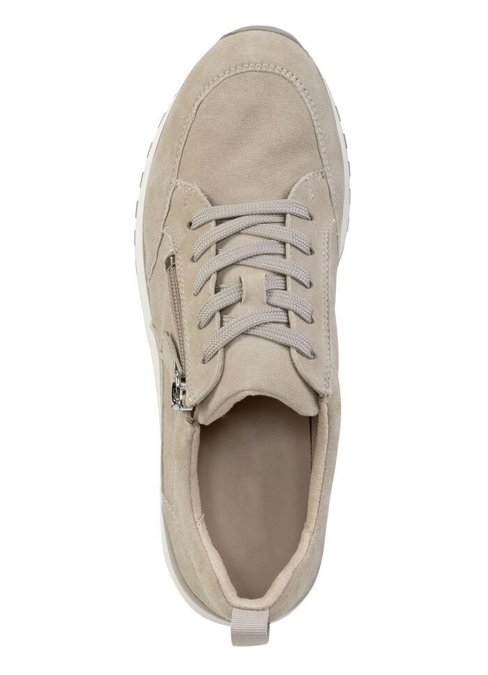 Caprice, trendiga damsneakers, vidd G, med uttagbar fotbädd BEIGE