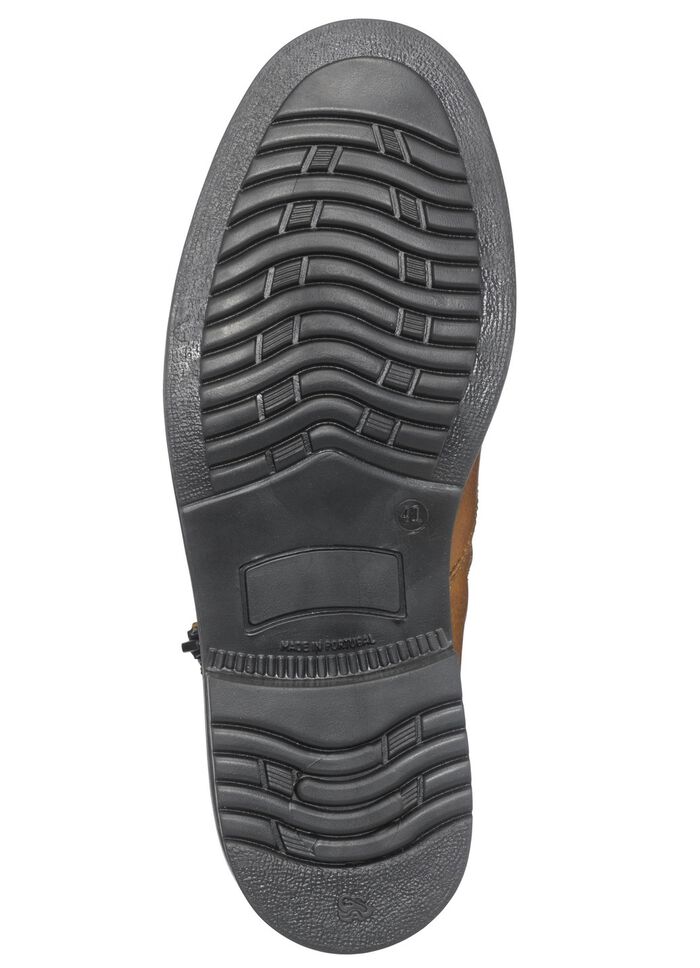 GINO GALANTE, fodrade herrst&ouml;vlar, vinterskor, med lammskinn BRUN