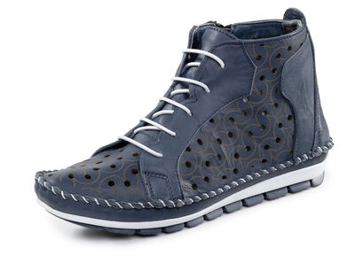 Gemini bootie med skrynklig struktur, , large