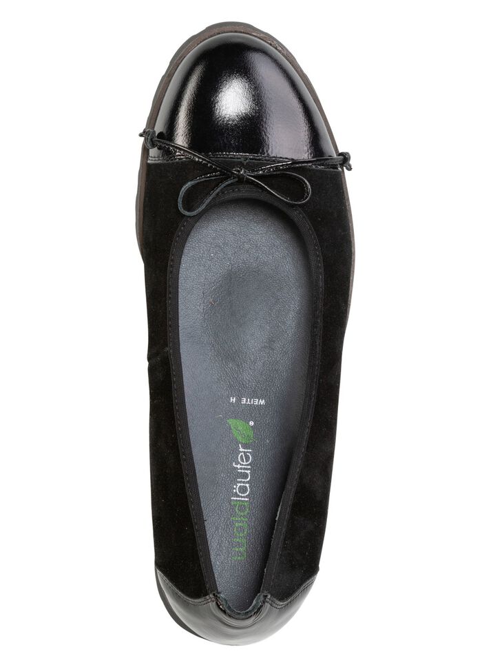 Waldl&auml;ufer, eleganta damballerinor, bredd H, med uttagbar fotb&auml;dd 