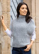 Pullover med alpacka inneh&aring;ll 