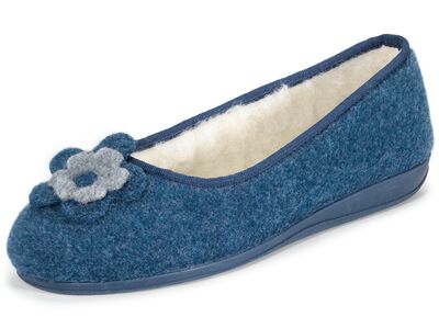 Laurina, varma damtofflor, med ny ull 