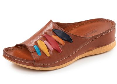 Gemini, trendiga damslippers, vidd G, med res&aring;rband 