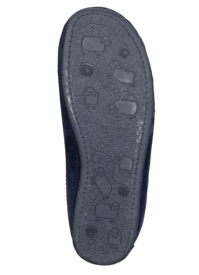 Eleganta herrtofflor med uttagbar fotb&auml;dd 