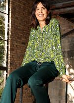 Slip-on blus med snygg design 