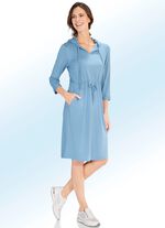 Kl&auml;nning med huva 