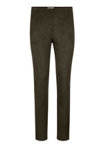 Byxor med smal ankelvidd OLIV