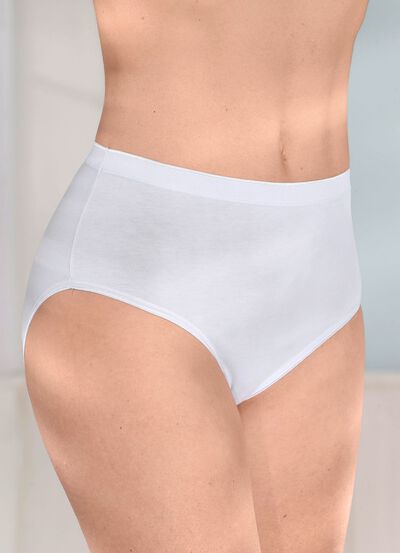 Brio Lingerie fempack trosor med glansiga detaljer 