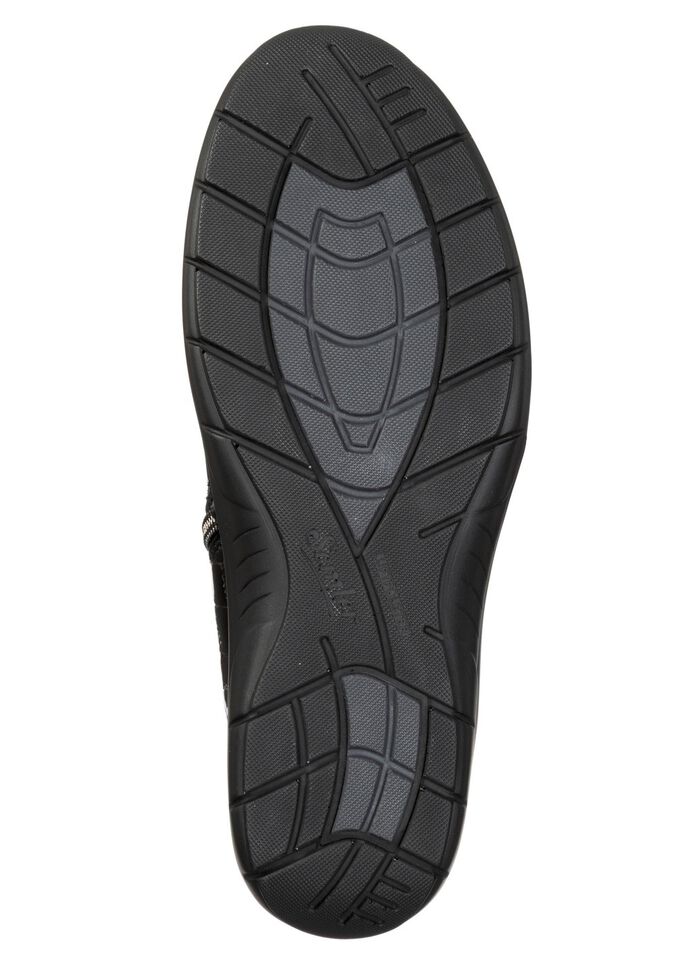 ELENA EDEN, bekv&auml;ma damst&ouml;vlar, bredd H, med uttagbar fotb&auml;dd SVART